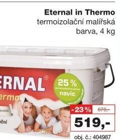 Termoizolační malířská barva IN Thermo Eternal