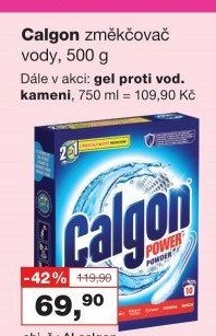 Změkčovač vody gelový Calgon