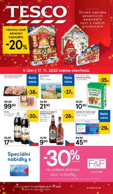 akční leták Tesco 11.11.2020-17.11.2020