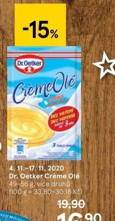Pudink Créme Olé Dr. Oetker