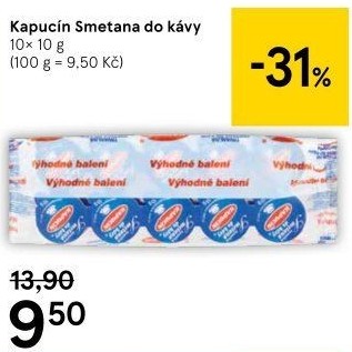 Smetánky do kávy Kapucín