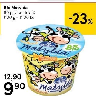 Tvaroh s jogurtem bio Matylda Milko
