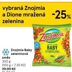 Zeleninová směs Baby mražená Znojmia