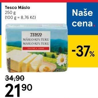 Máslo Tesco