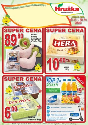 akční leták Hruška 10.11.2020-16.11.2020