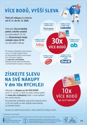 akční leták dm drogerie 12.11.2020-2.12.2020