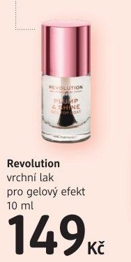 Lak na nehty vrchní gelový Makeup Revolution