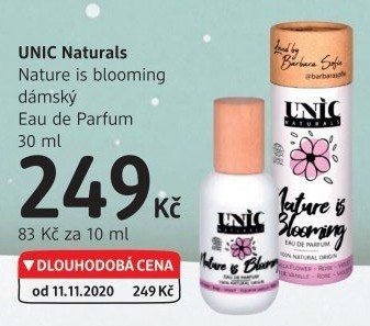 Parfémovaná voda dámská Nature is blooming UNIC naturals