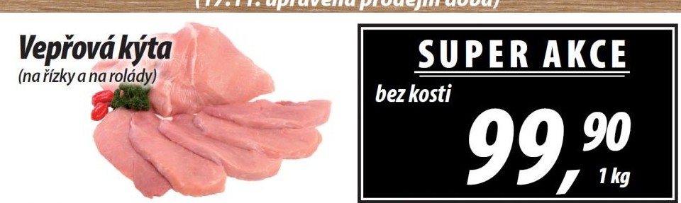 Vepřová kýta bez kosti