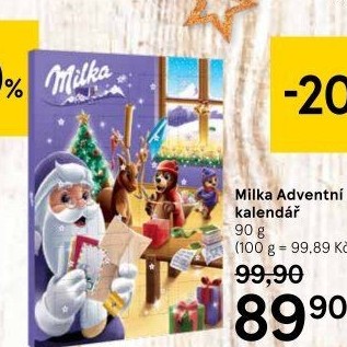 Adventní kalendář Milka