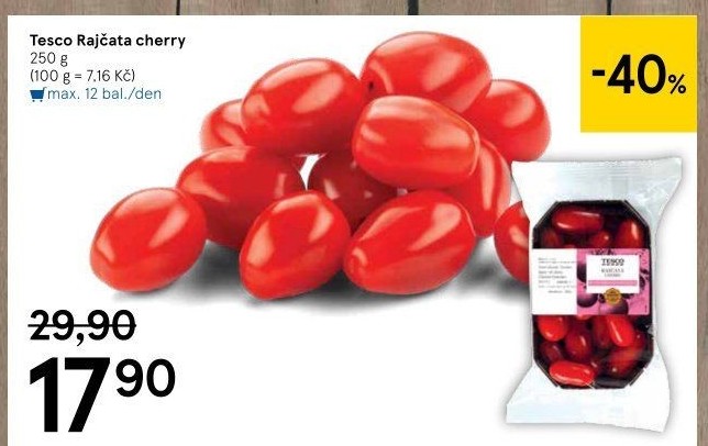 Rajčata cherry Tesco