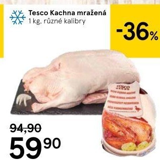 Kachna mražená Tesco