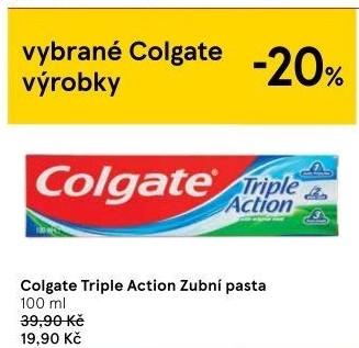 Pasta na zuby Triple Action Colgate