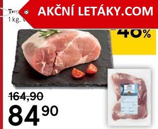 Vepřová plec bez kosti Tesco