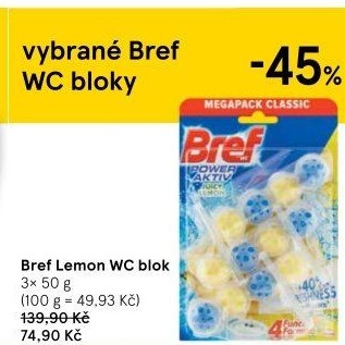 WC blok Bref