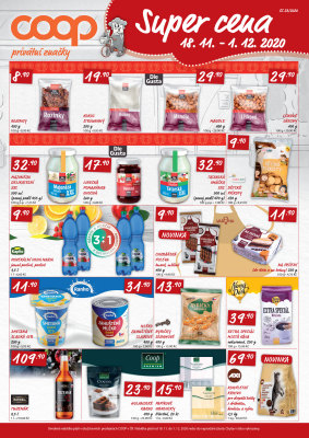 akční leták COOP 18.11.2020-1.12.2020