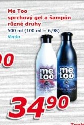 Sprchový gel a šampon 2v1 Me Too
