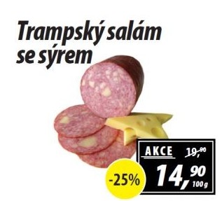 Salám trampský se sýrem