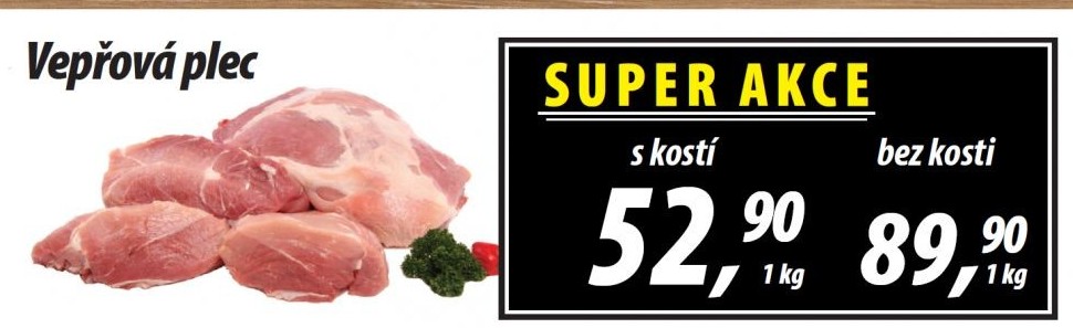 Vepřová plec s kostí