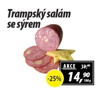 Salám trampský se sýrem
