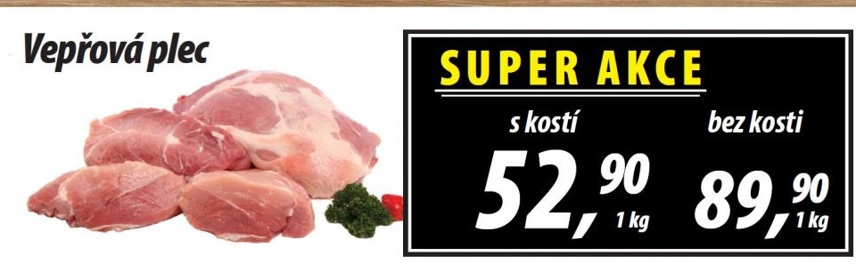 Vepřová plec s kostí