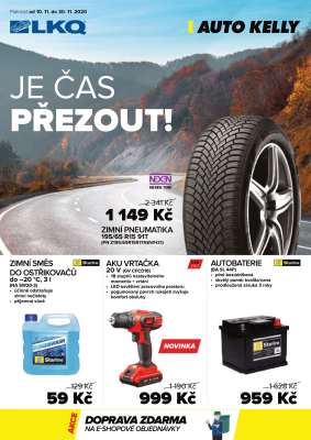 akční leták Auto Kelly 10.11.2020-30.11.2020