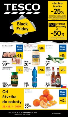 akční leták Tesco 25.11.2020-1.12.2020