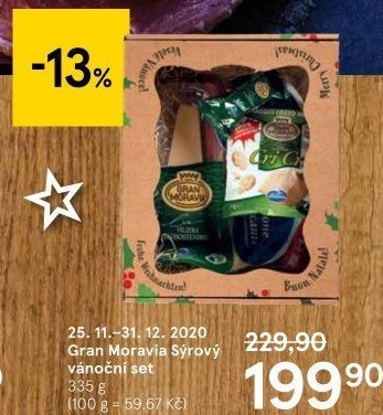 Balíček sýrů Gran Moravia