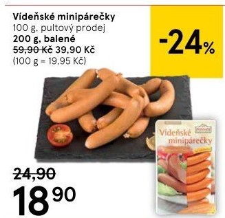 Minipárečky vídeňské