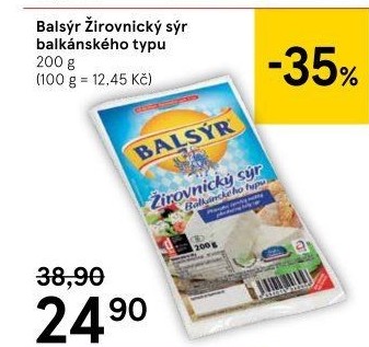 Sýr Balsýr Mlékárna Žirovnice