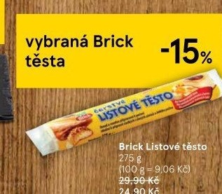 Těsto listové rozválené Brick