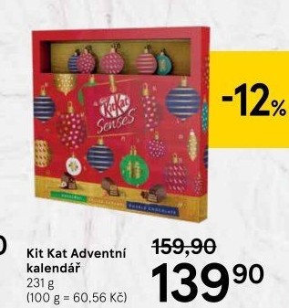 Adventní kalendář Senses Kit Kat Nestlé
