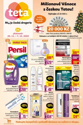 akční leták Teta drogerie 26.11.2020-7.12.2020