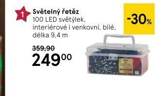 LED světelný řetěz Tesco