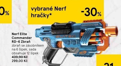 Pistole Elite Nerf Commander RD-6