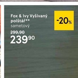 Polštářek Fox &amp