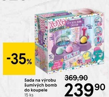 Sada na výrobu šumivých bomb do koupele