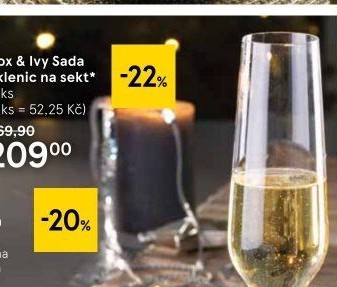 Sklenice na sekt Fox &amp