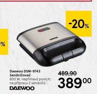 Toustovač DSM-9743 Daewoo