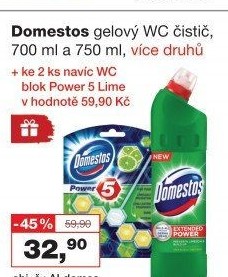 Čistič WC gelový Domestos