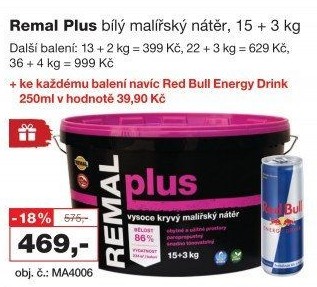 Malířský nátěr Plus Remal