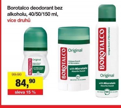Deodoranty Borotalco