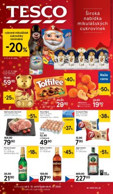akční leták Tesco 2.12.2020-8.12.2020