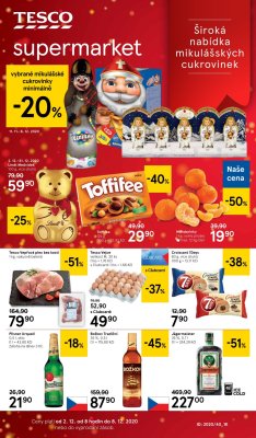akční leták Tesco 2.12.2020-8.12.2020