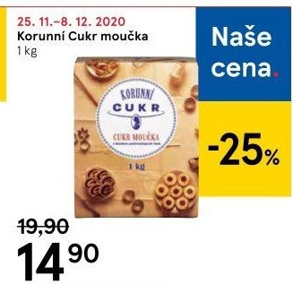 Cukr moučka Korunní