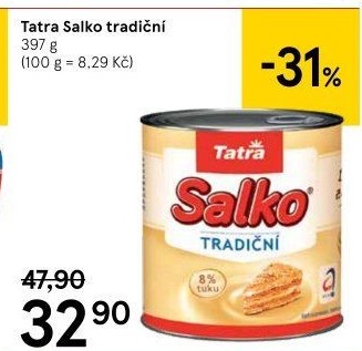 Mléko kondenzované Salko Tatra