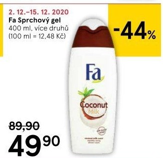 Sprchový gel Fa