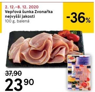 Šunka Zvonařka nejvyšší jakosti LE&amp