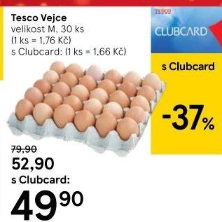 Vejce M Tesco