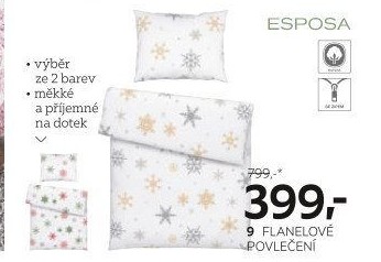 Povlečení flanelové Esposa